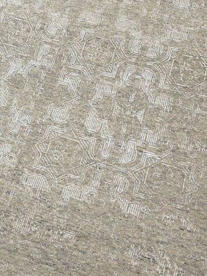 Kavi Wool & Bamboo Silk Hand-Knotted Rug - Khaki
