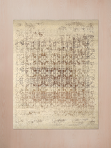 Kavi Wool & Bamboo Silk Hand-Knotted Rug - Off White