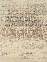 Kavi Wool & Bamboo Silk Hand-Knotted Rug - Off White