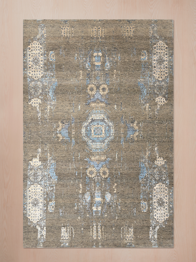 Calder Hand-knotted Wool & Bamboo Silk Rug