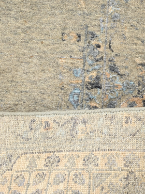 Tara Wool & Bamboo Silk Hand-Knotted Rug - Beige