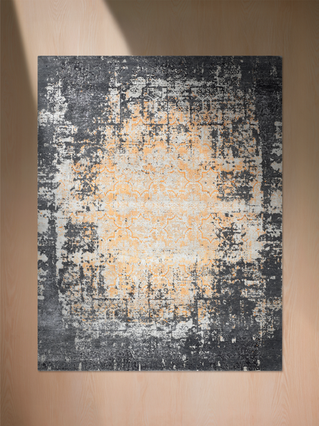Isven Hand-knotted Wool & Bamboo Silk Rug
