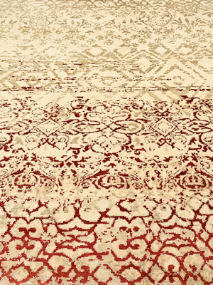 Renwick Hand-knotted Wool & Bamboo Silk Rug - Beige