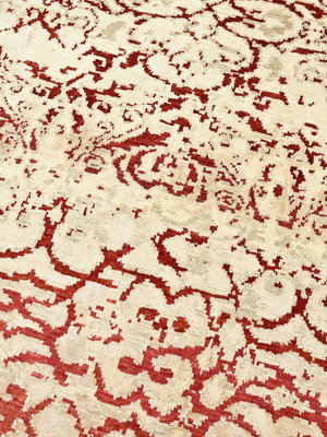 Renwick Hand-knotted Wool & Bamboo Silk Rug - Beige