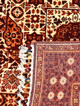 Zafira Hand-Knotted Wool & Bamboo Silk Rug - Burgundy