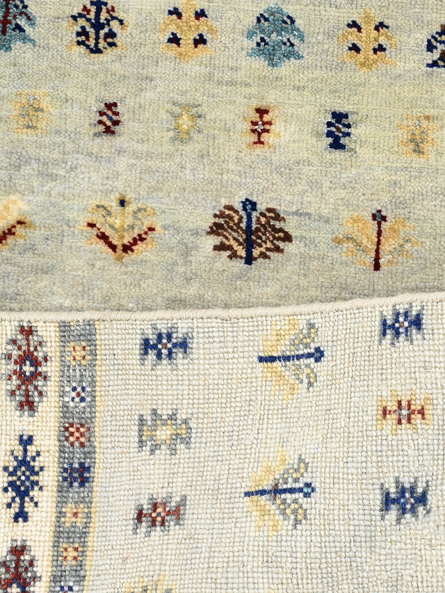 Torin Hand-Knotted Wool & Bamboo Silk Rug - Grey