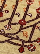 Sarev Hand-Knotted Wool & Bamboo Silk Rug - Sand