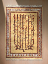Sarev Hand-Knotted Wool & Bamboo Silk Rug - Sand