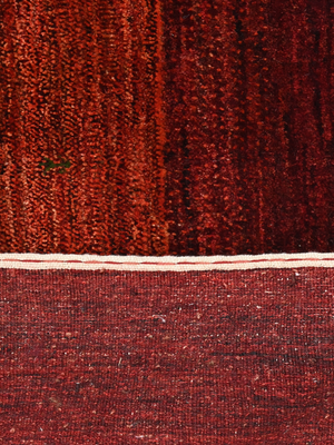 Ravik Hand-Knotted Wool Rug - Burgundy