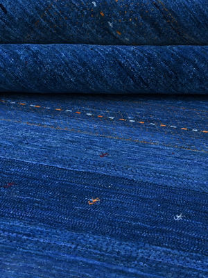 Eryon Hand-Knotted Wool Rug - Royal Blue