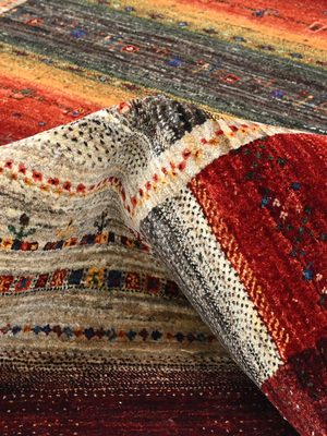 Davan Hand-Knotted Wool Rug – Multi