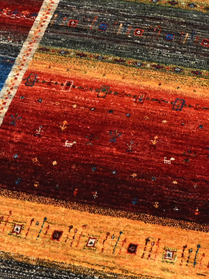 Davan Hand-Knotted Wool Rug – Multi
