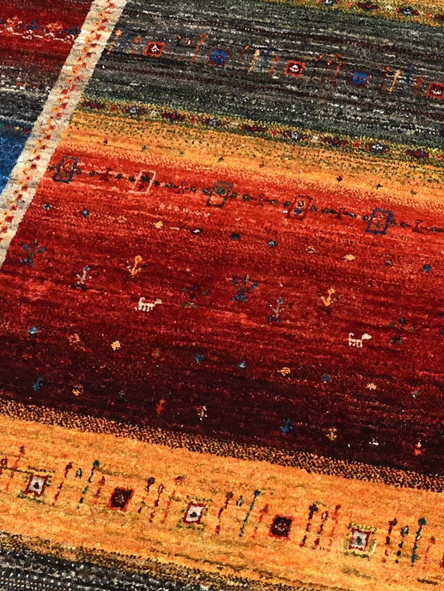 Davan Hand-Knotted Wool Rug – Multi