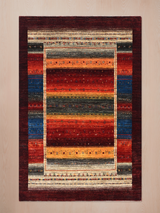 Davan Hand-Knotted Wool Rug – Multi