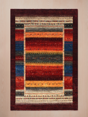 Davan Hand-Knotted Wool Rug – Multi