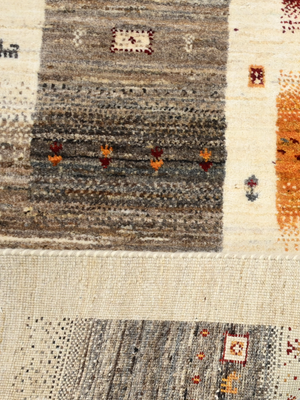 Navan Hand-Knotted Wool Rug – Multi (Charcoal & Brown)