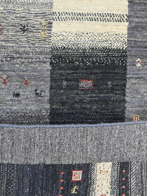 Dareh Hand-Knotted Wool Rug – Charcoal