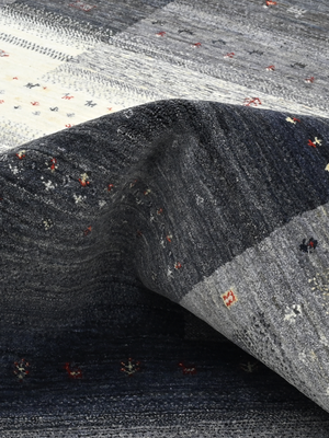 Dareh Hand-Knotted Wool Rug – Charcoal