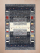 Dareh Hand-Knotted Wool Rug – Charcoal