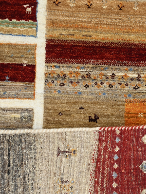 Terak Hand-Knotted Wool Rug – Multi (Earthy Tones)