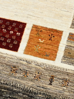 Terak Hand-Knotted Wool Rug – Multi (Earthy Tones)