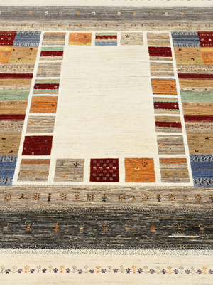 Terak Hand-Knotted Wool Rug – Multi (Earthy Tones)