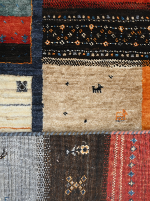 Mavan Hand-Knotted Wool Rug – Midnight Blue
