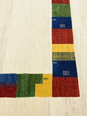Falak Hand-Knotted Wool Rug – Beige