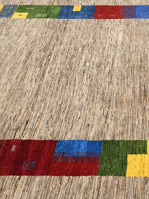 Turan Hand-Knotted Wool Rug – Brown