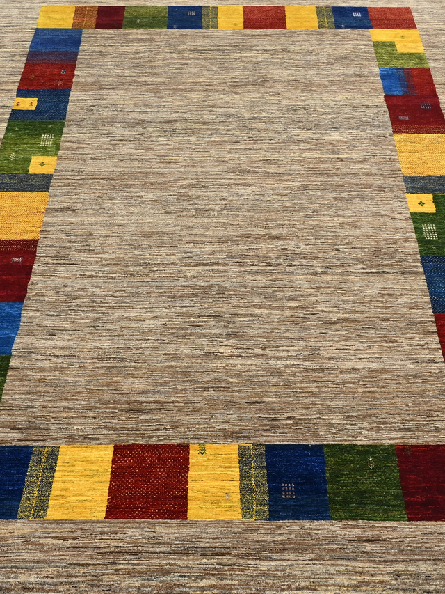 Turan Hand-Knotted Wool Rug – Brown