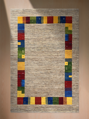Turan Hand-Knotted Wool Rug – Brown