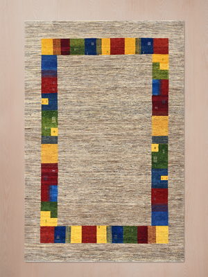 Turan Hand-Knotted Wool Rug – Brown