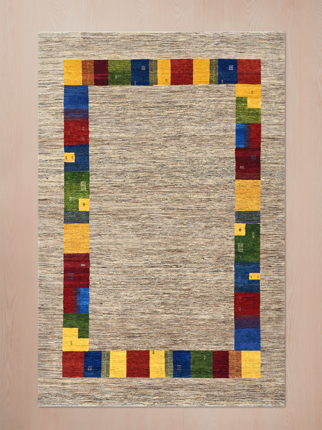 Turan Hand-Knotted Wool Rug – Brown