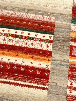 Kamak Hand-Knotted Wool Rug – Multi