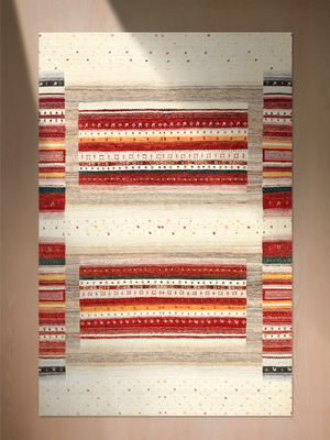 Kamak Hand-Knotted Wool Rug – Multi