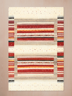 Kamak Hand-Knotted Wool Rug – Multi