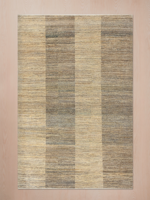 Tavren Hand-Knotted Wool Floral Rug - Brown