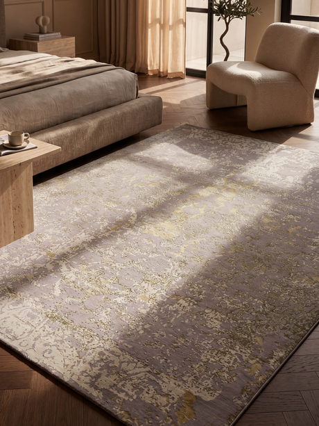 Baha Wool & Bamboo Silk Hand-Knotted Rug