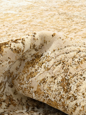Hameer Wool & Bamboo Silk Hand-Knotted Rug - Beige
