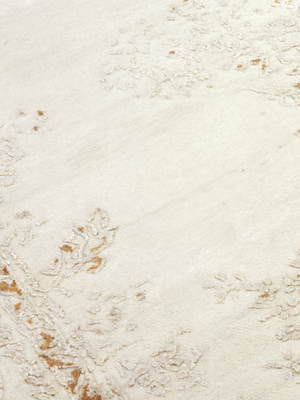 Fenn Wool & Bamboo Silk Hand-Knotted Rug - Off-White