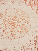 Tracy Wool & Bamboo Silk Hand-Knotted Rug - Rust