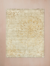 Tracy Wool & Bamboo Silk Hand-Knotted Rug - Orange