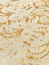 Tracy Wool & Bamboo Silk Hand-Knotted Rug - Orange