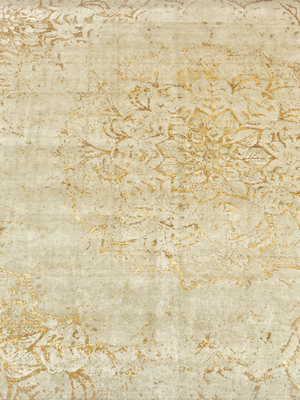 Tracy Wool & Bamboo Silk Hand-Knotted Rug - Orange