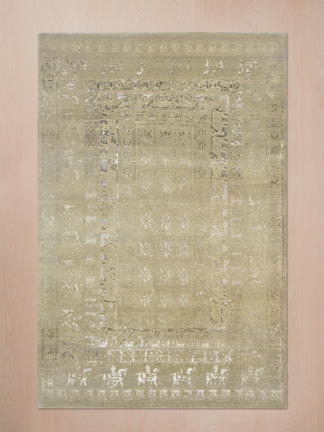 Jamin Wool & Bamboo Silk Hand-Knotted Rug