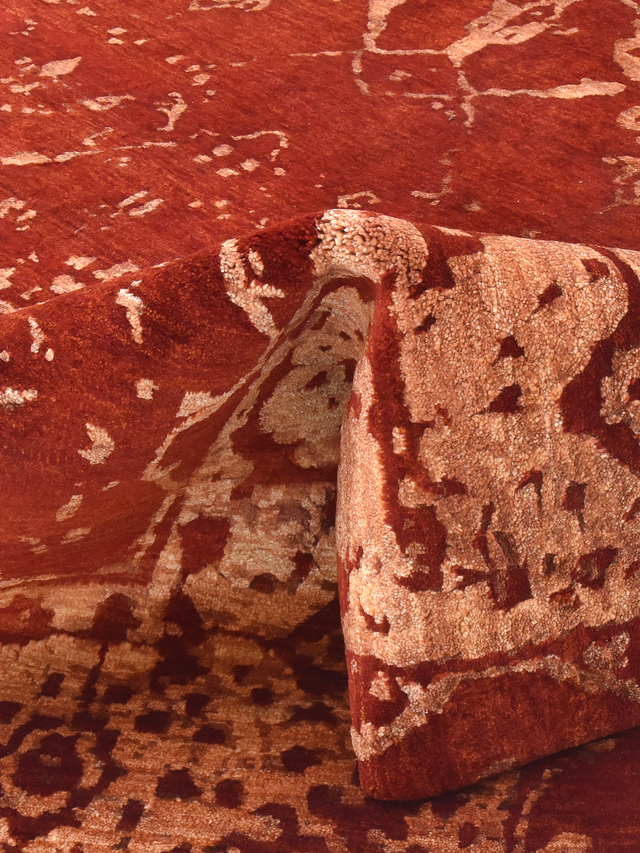 Alven Hand-knotted Wool & Bamboo Silk Rug