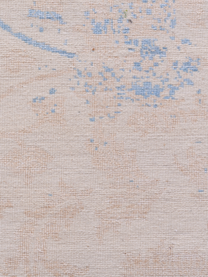 Parin Wool & Bamboo Silk Hand-Knotted Rug - Beige