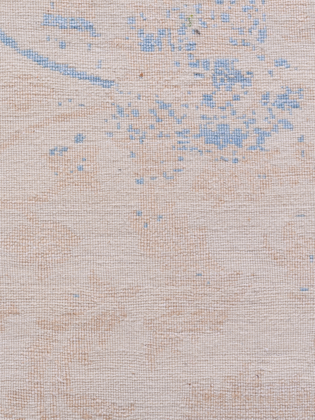 Parin Wool & Bamboo Silk Hand-Knotted Rug - Beige