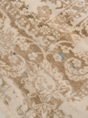 Parin Wool & Bamboo Silk Hand-Knotted Rug - Beige