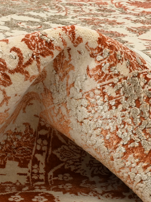 Parin Wool & Bamboo Silk Hand-Knotted Rug - Ravi